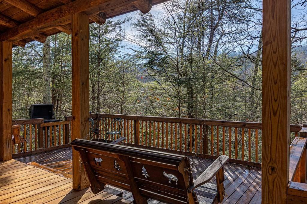 Very Private, Real Log Cabin With Hot Tub! Sevierville Luaran gambar