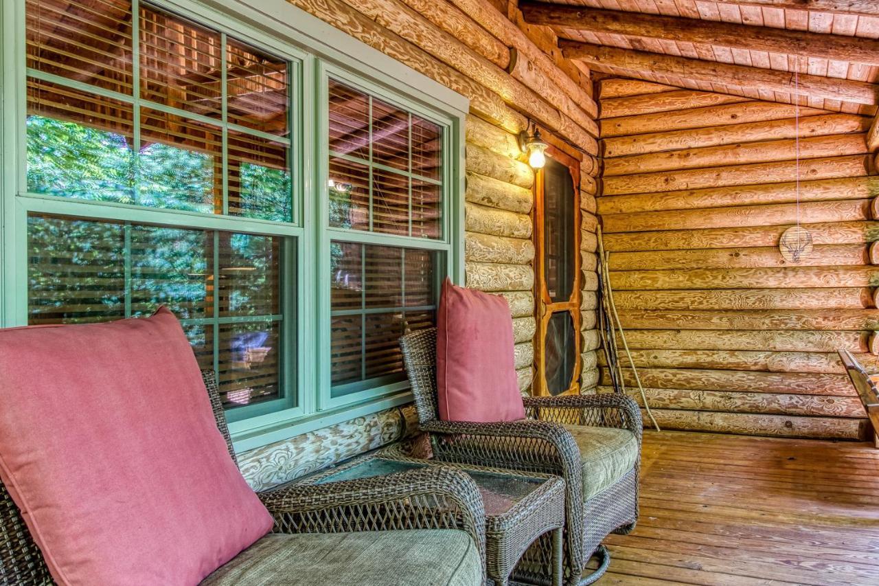 Very Private, Real Log Cabin With Hot Tub! Sevierville Luaran gambar
