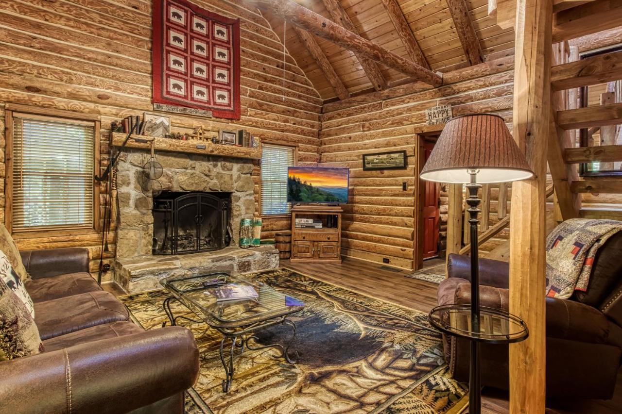 Very Private, Real Log Cabin With Hot Tub! Sevierville Luaran gambar