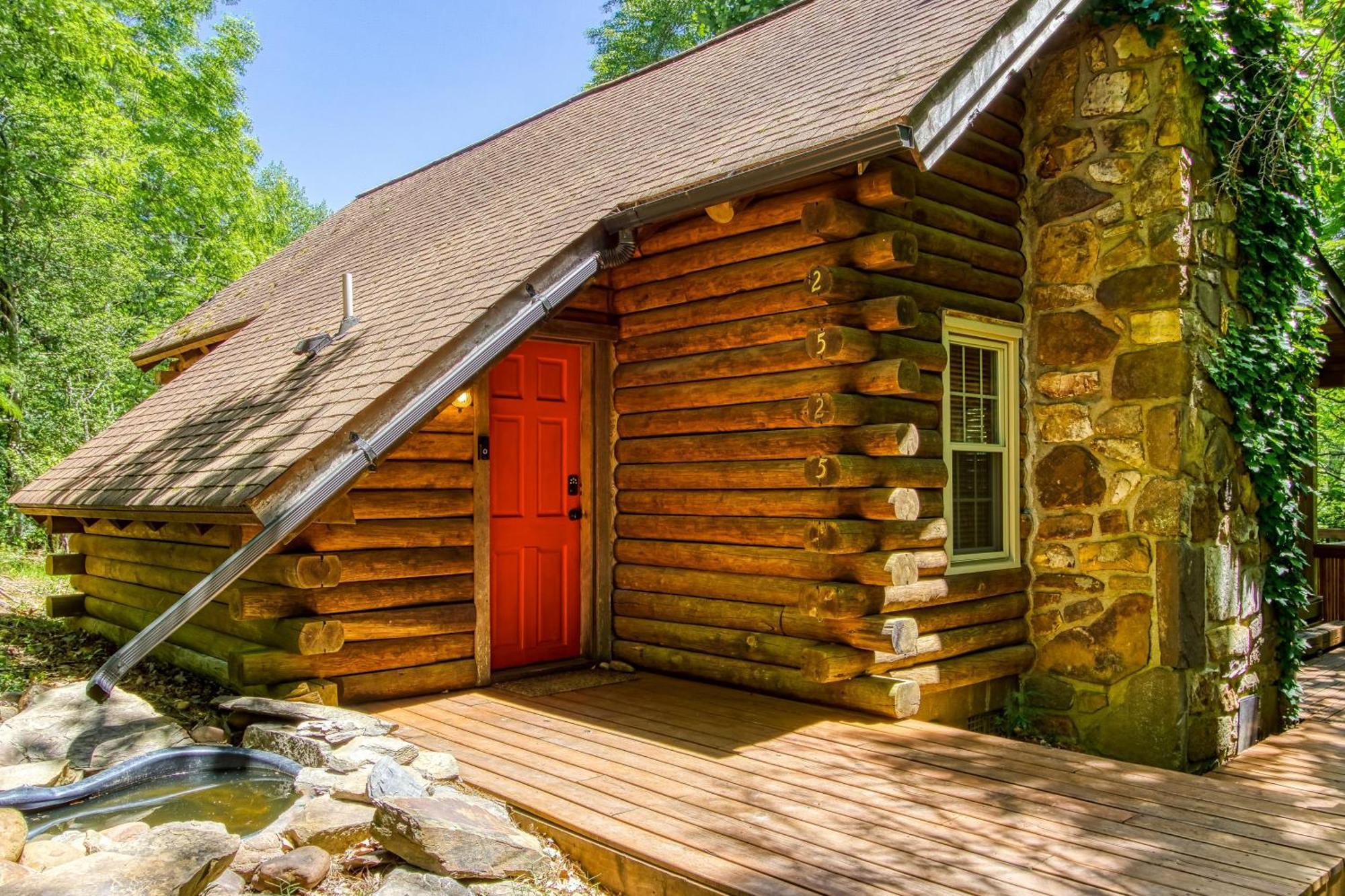 Very Private, Real Log Cabin With Hot Tub! Sevierville Luaran gambar