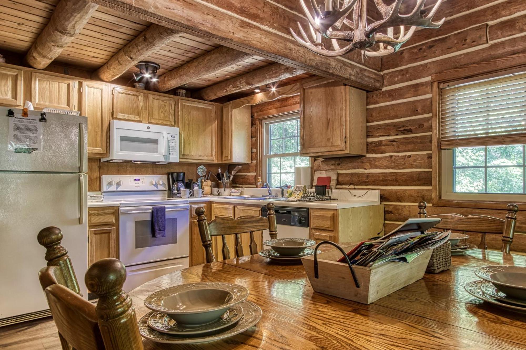 Very Private, Real Log Cabin With Hot Tub! Sevierville Luaran gambar