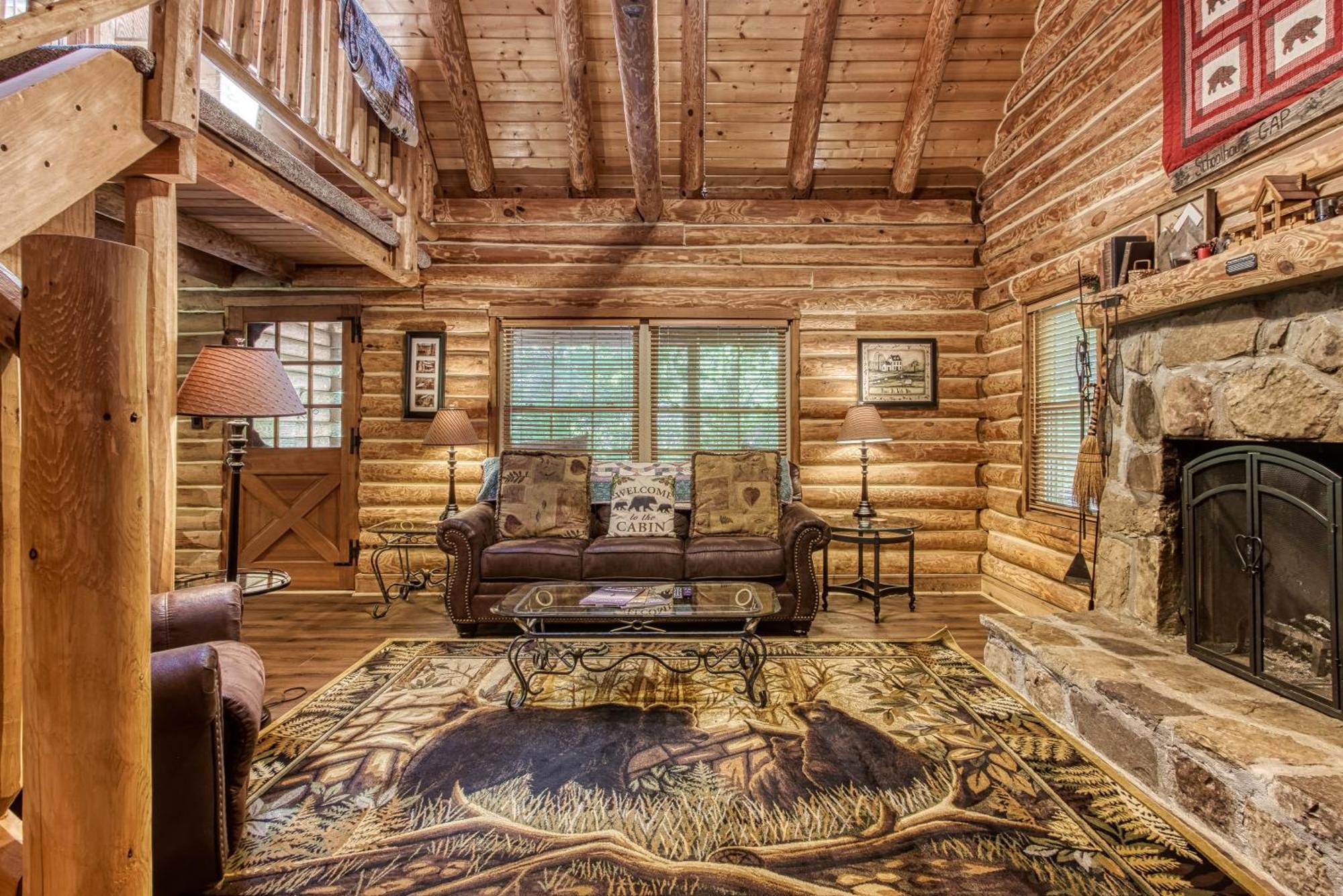 Very Private, Real Log Cabin With Hot Tub! Sevierville Luaran gambar